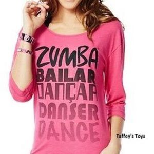 Zumba retired 3/4 sleeve shirt